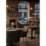 Stoel - Jans - Microfiber - Antraciet - G-Line 85246 €130.00 Metaal stoelen