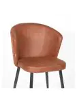 Stoel - Waylon - Microfiber - Cognac - G-Line 85267 €114.95 Metaal stoelen