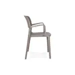 Terrasstoel Milaan - Armleuning - Taupe - G-Line 84691 €39.95 Terrasstoelen