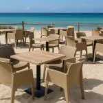 Terrasstoel Rosa - Stapelbaar - Taupe - G-Line 79148 €39.95 Terrasstoelen