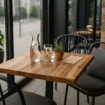 Tafelblad - Indian Shesman - HPL - B 70 x D 70 CM - G-Line 85358 €59.95 Horeca terras tafelbladen