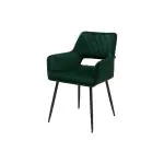 Stoel Mieke - Donkergroen - Velvet - G-Line 85509 €109.95 Metaal stoelen