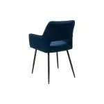 Stoel Mieke - Donkerblauw - Velvet - G-Line 85519 €109.95 Metaal stoelen