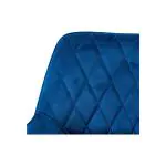 Stoel Mieke - Donkerblauw - Velvet - G-Line 85519 €109.95 Metaal stoelen