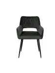 Stoel Mieke - Antraciet - Velvet - G-Line 85496 €109.95 Metaal stoelen