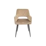 Stoel Mieke - Taupe - Velvet - G-Line 85507 €109.95 Metaal stoelen