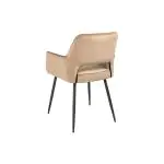 Stoel Mieke - Taupe - Velvet - G-Line 85507 €109.95 Metaal stoelen