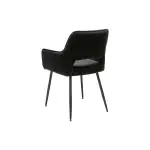 Stoel Mieke - Zwart - Velvet - G-Line 85877 €109.95 Metaal stoelen