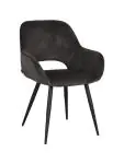 Stoel - Ferry - Velours - Antraciet - G-Line HW-129722 €119.95 Metaal stoelen