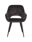 Stoel - Ferry - Velours - Antraciet - G-Line HW-129722 €119.95 Metaal stoelen