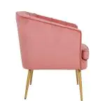 Fauteuil Relax - Old Pink - Velvet - B 75 CM - G-Line HW-140226 €179.00 Stoffen stoelen