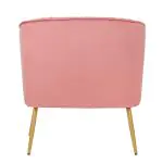 Fauteuil Relax - Old Pink - Velvet - B 75 CM - G-Line HW-140226 €179.00 Stoffen stoelen