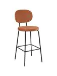 Barkruk Rondo - Oranje - Velvet - G-Line HW-139684 €59.95 Horeca barkrukken