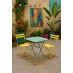 Terrastafel Toscane - Groen - H 71.5 x B 60 x D 60 CM - G-Line HW-146552 €39.95 Terrastafel