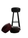 Barkruk 204G - Bruin - Kunstleer - G-Line HW-20327 €59.00 Horeca barkrukken