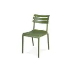 Terrasstoel Helen – Stapelbaar - Olijfgroen - Kunststof - G-Line GL-153753 €34.95 Terrasstoelen