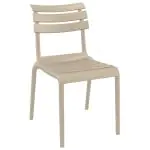 Terrasstoel Helen - Stapelbaar - Taupe - Kunststof - G-Line GL-153754 €34.95 Terrasstoelen