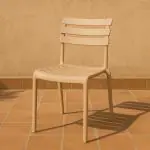 Terrasstoel Helen - Stapelbaar - Taupe - Kunststof - G-Line GL-153754 €34.95 Terrasstoelen