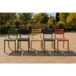 Terrasstoel Helen - Stapelbaar - Antraciet - Kunststof - G-Line GL-153752 €34.95 Terrasstoelen