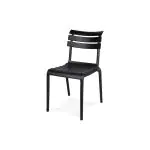 Terrasstoel Helen - Stapelbaar - Zwart - Kunststof - G-Line GL-153755 €34.95 Terrasstoelen