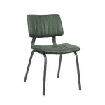 Stoel - Gustav - Kunstleder - Huntergroen - G-Line 156952 €79.95 Metaal stoelen