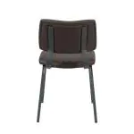 Stoel - Gustav - Kunstleder - Donkerbruin - G-Line 156951 €79.95 Metaal stoelen