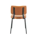 Stoel - Gustav - Kunstleder - Cognac - G-Line 156950 €79.95 Metaal stoelen