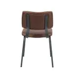 Stoel - Gustav - Kunstleder - Bruin - G-Line 156949 €79.95 Metaal stoelen