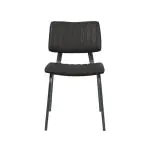 Stoel - Gustav - Kunstleder - Zwart - G-Line 156948 €79.95 Metaal stoelen