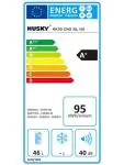 Koelkast - 46 Liter - 1-Deurs - Glazen Deur - Statisch - Zwart - Husky KK50-BKCNS-BK-HU €240.00 Koelkasten met glazen deur