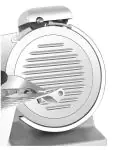 Vleessnijmachine - Ø 25 CM Mes - RVS - 230V - G-Line 50537 €329.00 Vlees / kaassnijmachines