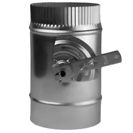 Regelklep kanaalwerk - Rond - Aluminium