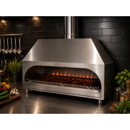 Houtskoolgrill - Tafelmodel - RVS - H 120 x B 150 x D 53 CM - G-Line