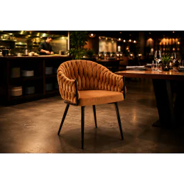 Stoel Wave - Terracotta - Velvet - G-Line