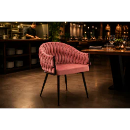 Stoel Wave - Roze - Velvet - G-Line