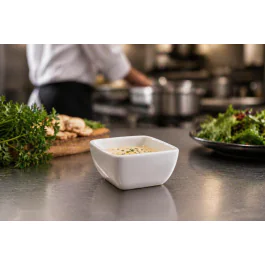 Sauskom - Vierkant - Amuse - 50 ML - Wit - Melamine - G-Line