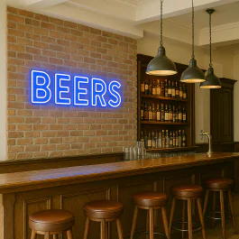 Neon verlichting tekst - Beers - LED - RGB Multicolor - G-Line