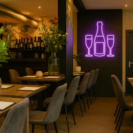 Neon verlichting tekst - Champagne - LED - RGB Multicolor - G-Line