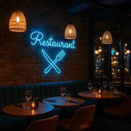 Neon verlichting tekst - Restaurant - LED - RGB Multicolor - G-Line