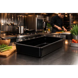 Gastronormbak - Polycarbonaat - 1/1 GN - 100 MM Diep - Zwart - G-Line