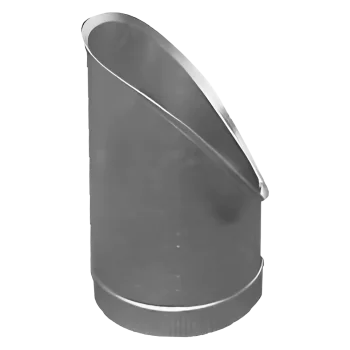 T-stuk kanaalwerk - Rond - Schuin - 45° - Aluminium - G-Line