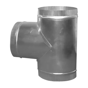 T-stuk kanaalwerk - Rond - Compleet - 90° - Aluminium - G-Line