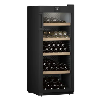 Wijnklimaatkast - Glazen Deur - 328 L - Zwart - Staal - 230V - GrandCru - Liebherr