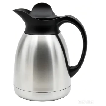 Isoleerkan - 1 Liter - Draaiknop - RVS/Zwart - G-Line