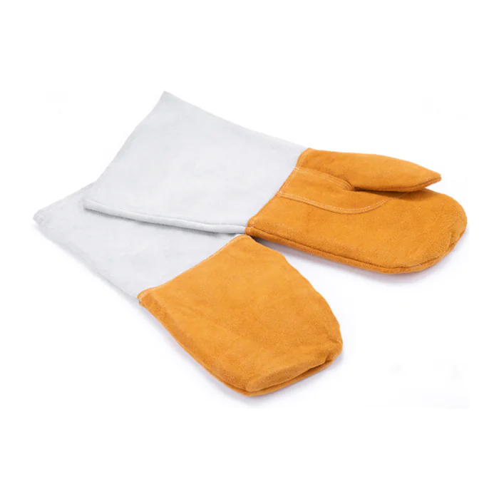 Ovenhandschoen - Leer - 2 Stuks - L 46 CM - G-Line GL-171245 €15.95 Ovenhandschoenen