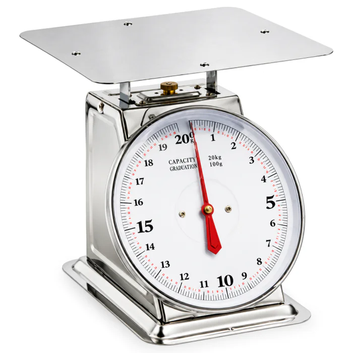 Weegschaal - 20 KG - RVS Plateau - Louis Tellier - Emga E859220 €98.00 Analoge weegschalen