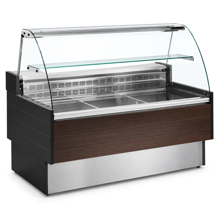 Koelvitrine - Cube - B 150 CM - Dark Chocolate - OP=OP 21656 €2,499.00 Koelvitrine