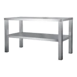 Etagere - 2 Niveau - H 65 x B 180 x D 30 CM - RVS - Demontabel - G-Line GL-155930 €169.00 RVS etagere