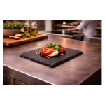 Bord - Zwart - Leisteen - B 20 x D 20 CM - G-Line 76893 €5.95 Serveerplateau