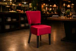 Stoel Rome - Rood - Velvet - G-Line HW-90521 €59.95 Stoffen stoelen